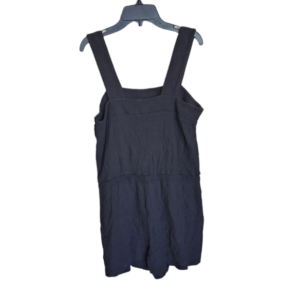 Madewell Side-Button Drawstring Romper G6164 - Picture 3 of 10